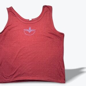 Vintage Screen Stars The Parachute Regiment Tank Top Red Single Stitch XL 80s